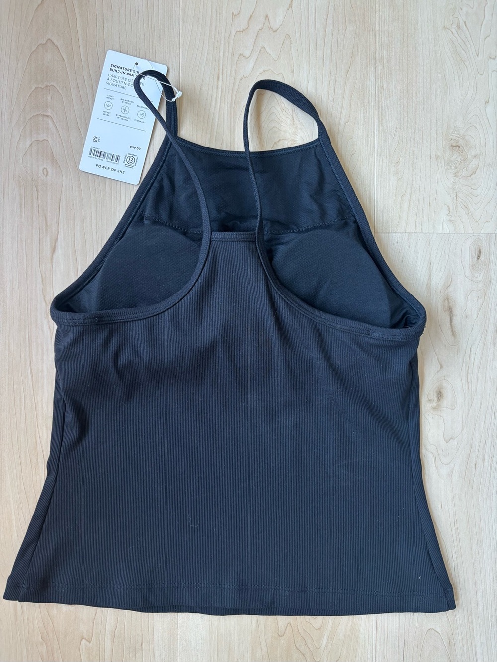 Athleta Black Ribbed Halter Tank Top - Picture 13 of 13